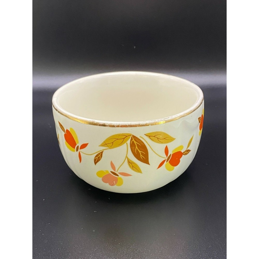 Hall Jewel Custard Cup Tea Autumn Leaf VINTAGE #4